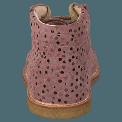 Starter Boot With Laces Rose Dot