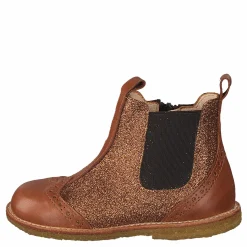 Starter Chelsea Boot With Elas Cognac/rust Gl./brown