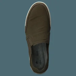 Step Isle Row Khaki Green Canvas
