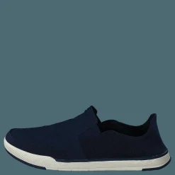 Step Isle Row Navy Canvas