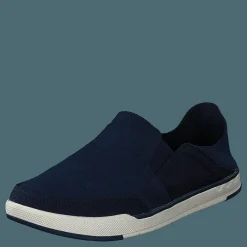 Step Isle Row Navy Canvas