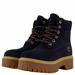Stone Street 6 Inch Lace Up Wa Dark Blue Suede