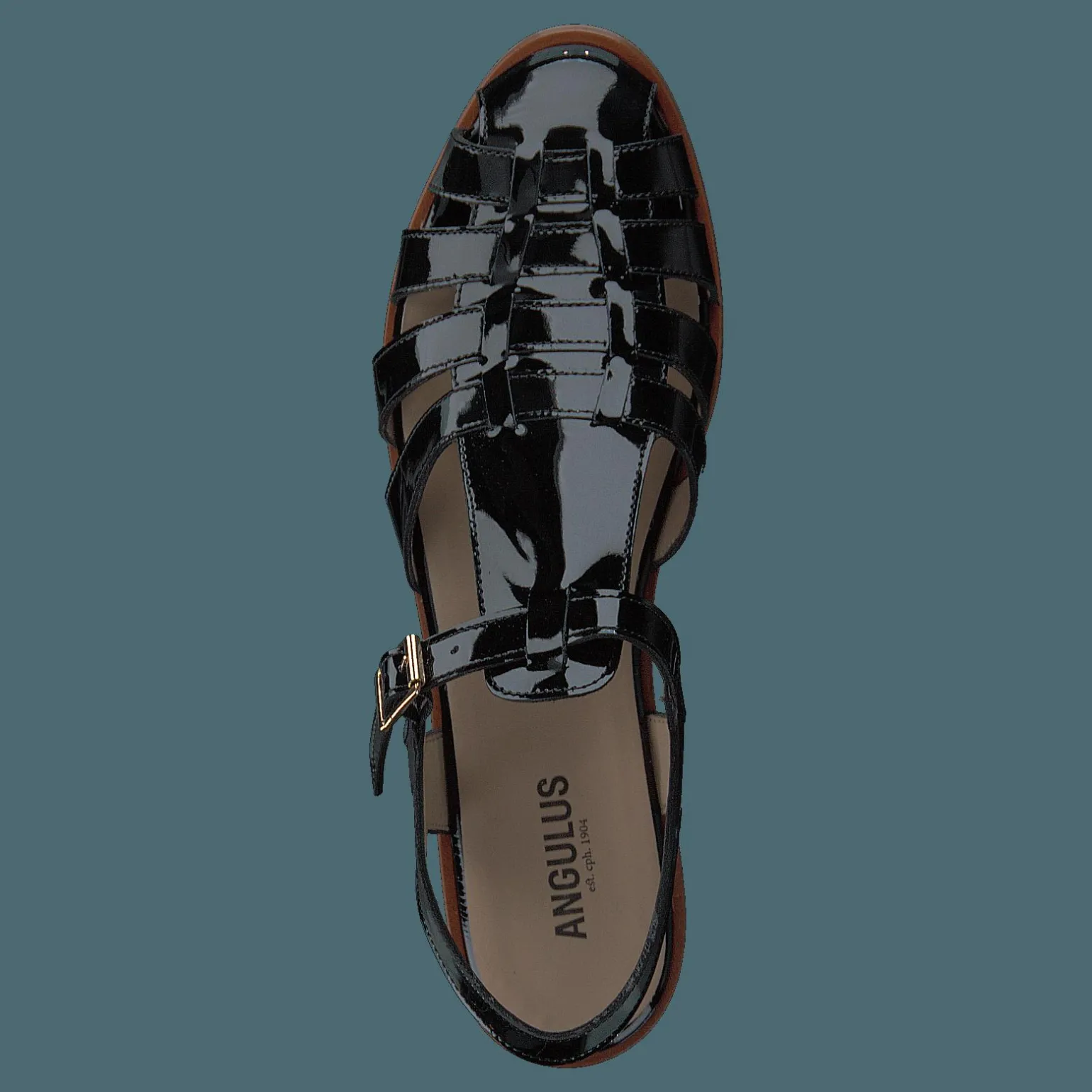 Strap Sandal With Buckle Black