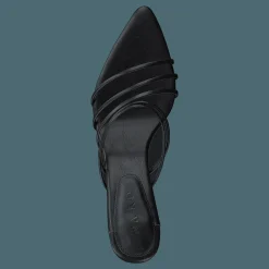 Strappy Pointy Sandals Black