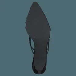 Strappy Pointy Sandals Black