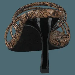Strappy Pointy Sandals Snake