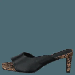 Style Two Tonad Mules Black Snake