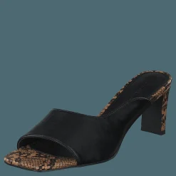 Style Two Tonad Mules Black Snake