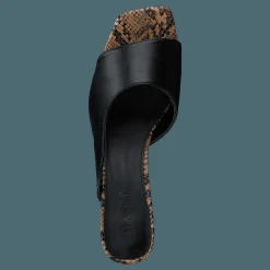 Style Two Tonad Mules Black Snake