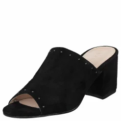 Suede Mule Sandal Jfm17 110 - Black 10