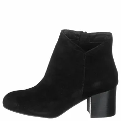 Suede V-cut Boot Jas18 Black