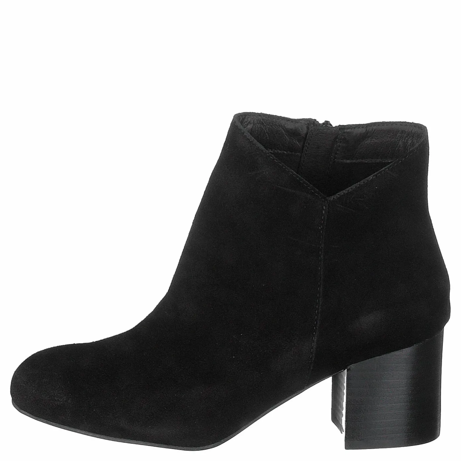 Suede V-cut Boot Jas18 Black