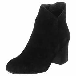 Suede V-cut Boot Jas18 Black