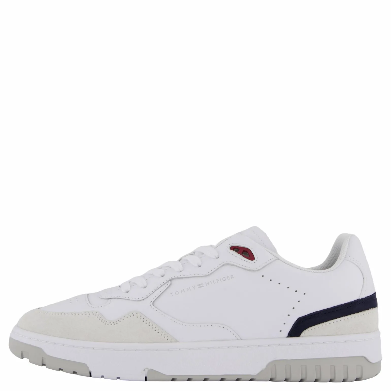 Th Basket Street Leather White