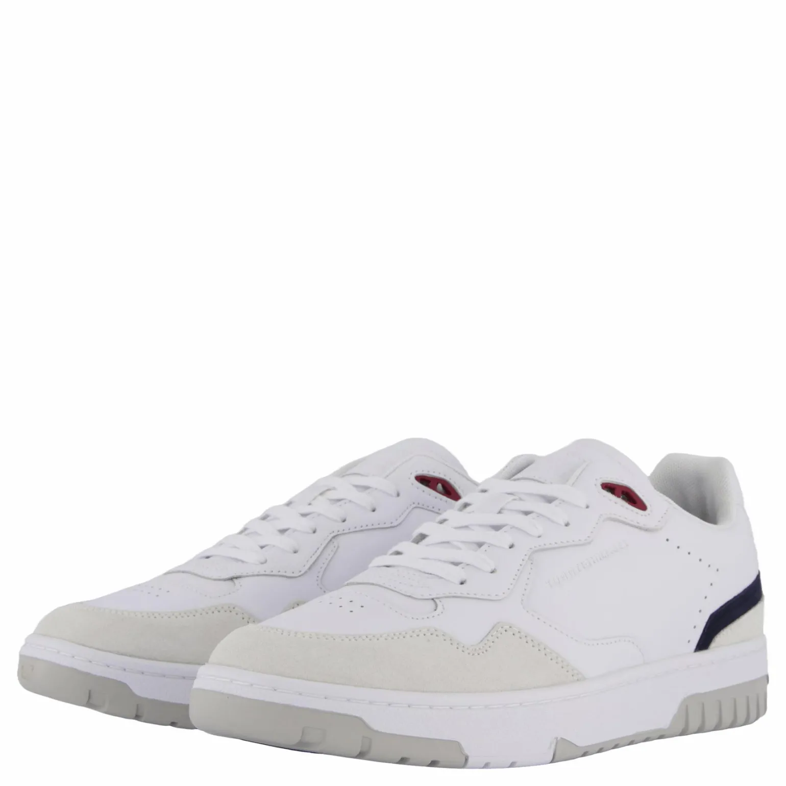 Th Basket Street Leather White