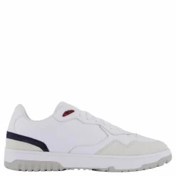 Th Basket Street Leather White