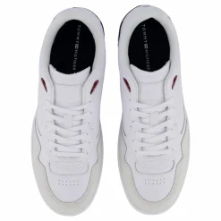 Th Basket Street Leather White