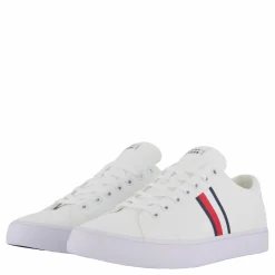 Th Hi Vulc Low Core Stripes Me White