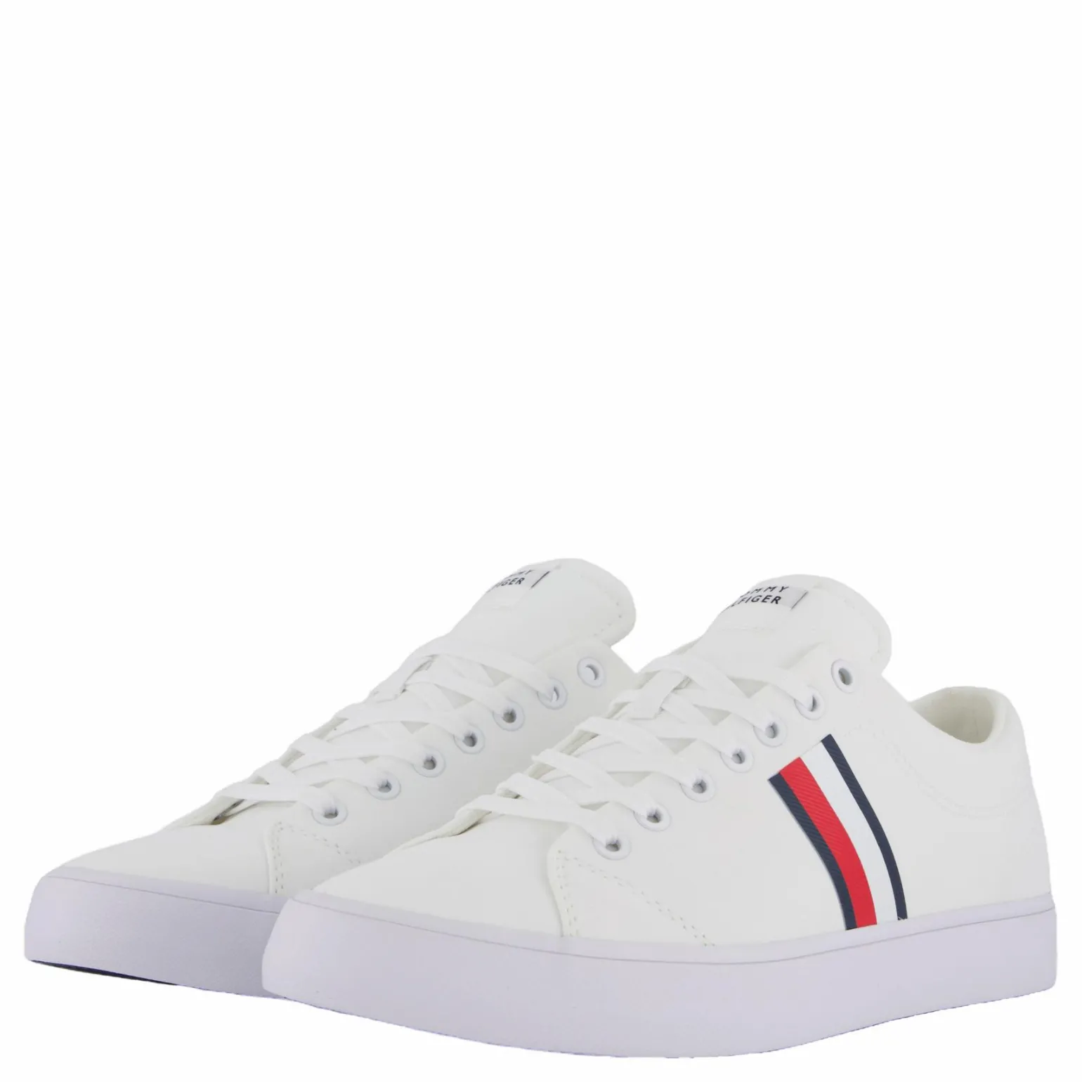 Th Hi Vulc Low Core Stripes Me White