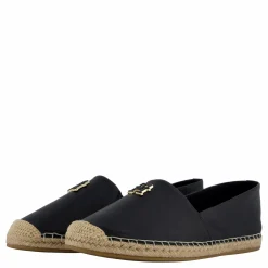 Th Logo Leather Espadrille Black