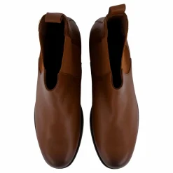 Th Stud Leather Low Chelsea Cognac Brown