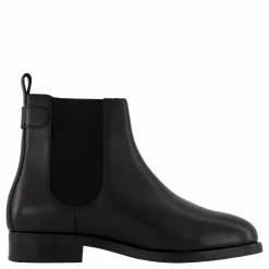 Th Stud Leather Low Chelsea Black