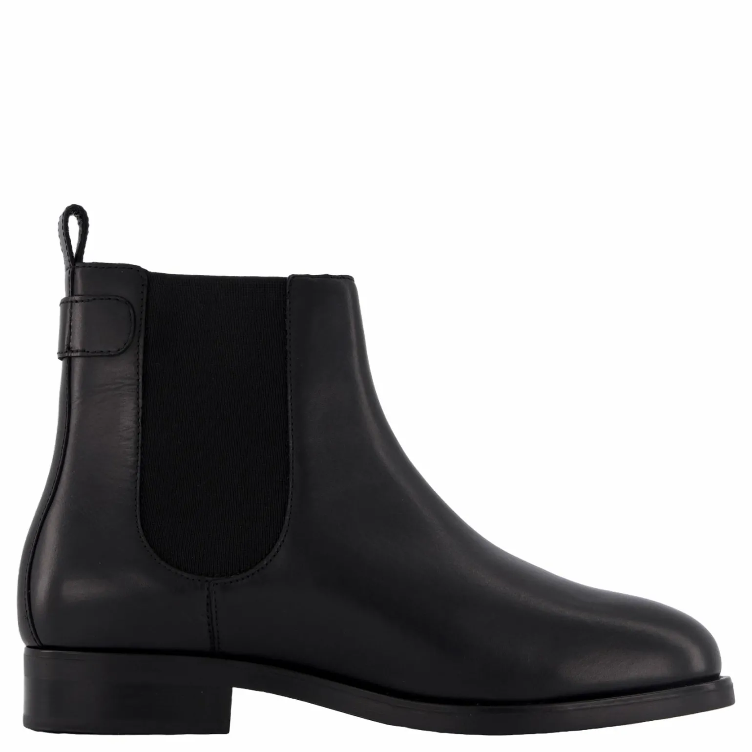 Th Stud Leather Low Chelsea Black