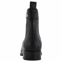 Th Stud Leather Low Chelsea Black