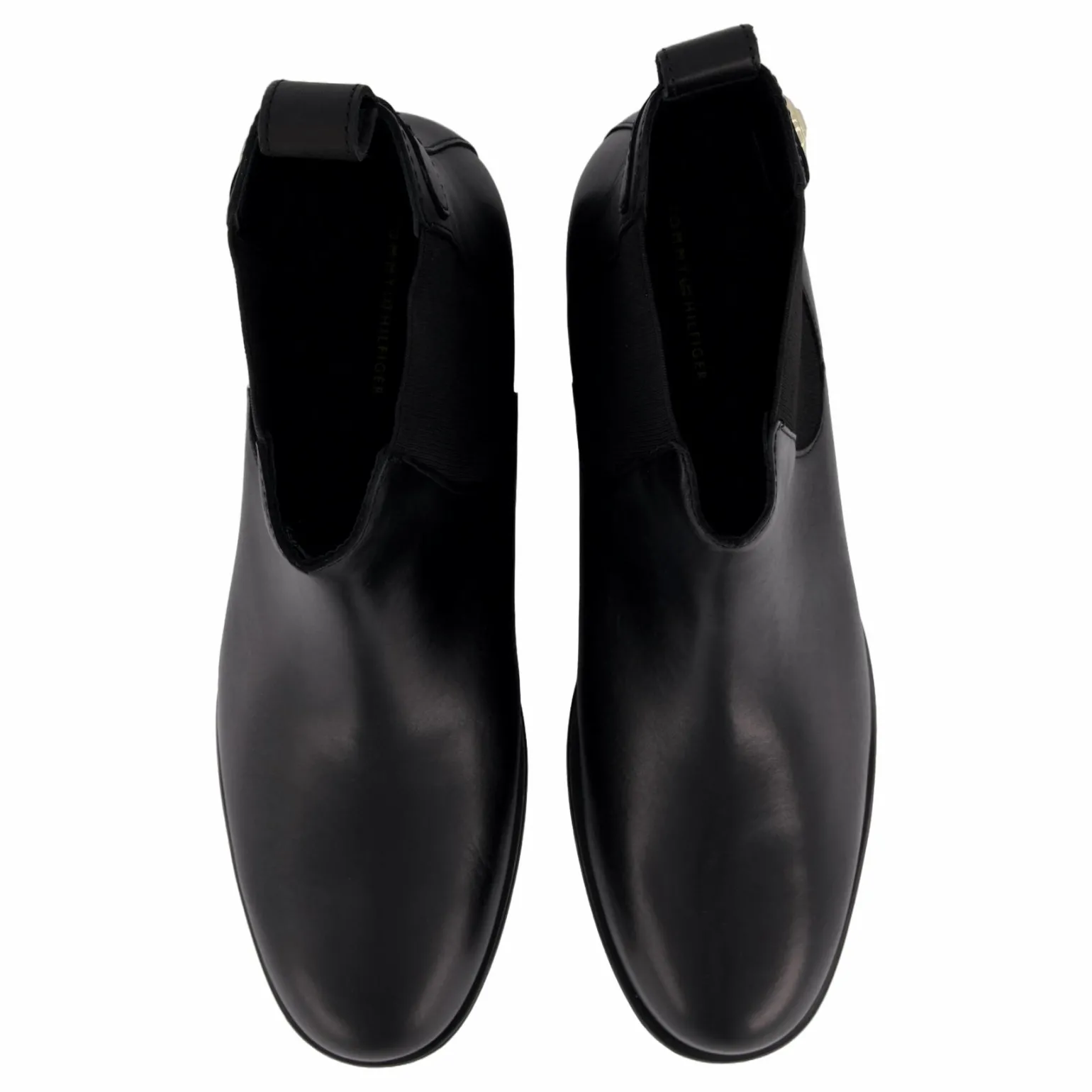 Th Stud Leather Low Chelsea Black