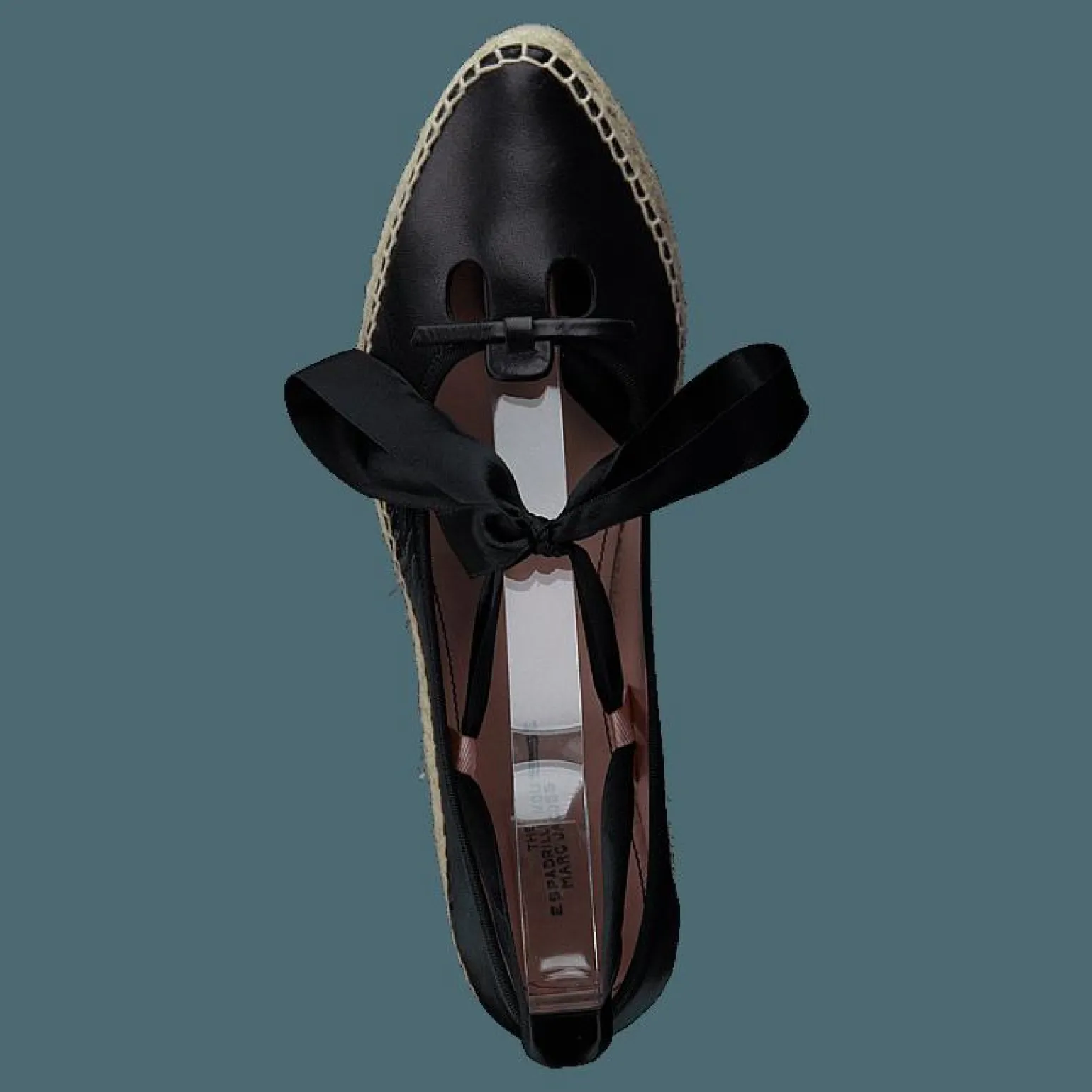 The Mouse Platform Espadrille Black