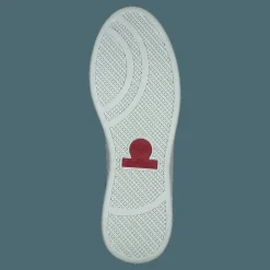 The Tennis Shoe White-red