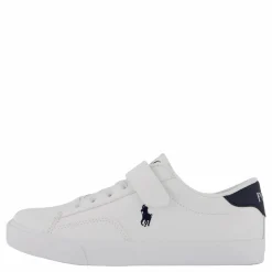 Theron V Ps White Smooth Pu/navy W/ Navy P