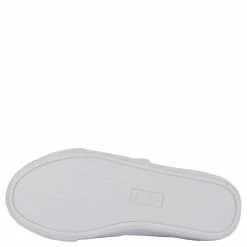 Theron V Ps White Smooth Pu/gold Metallick