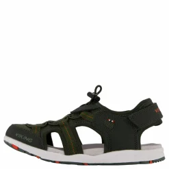 Thrill Moss Green/red