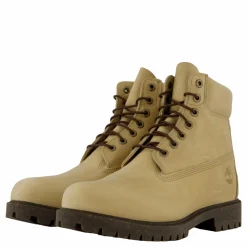 Timberland Heritage 6 Inch Lac Light Beige Full Grain