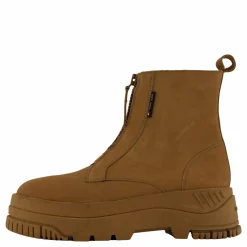 Tjw Zip Up Flatform Nubuck Bo Light Sepia Brown