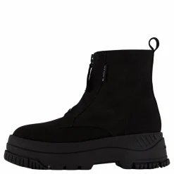 Tjw Zip Up Flatform Nubuck Bo Black