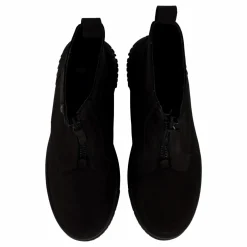 Tjw Zip  Up Flatform Nubuck Bo Black