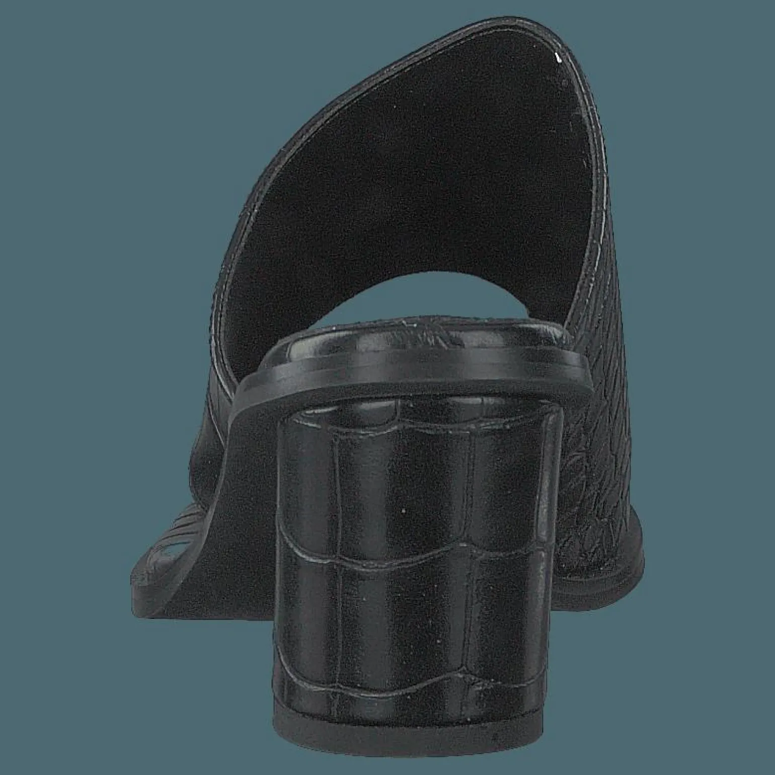 Toe Ring Mules Black