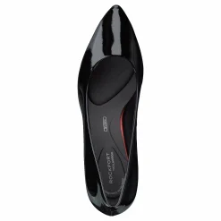 Total Motion  75Mm Pointy Pump Black Patent