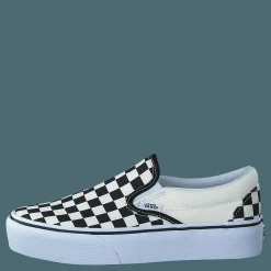Ua Classic Slip-on Platform Black And White Checker/white
