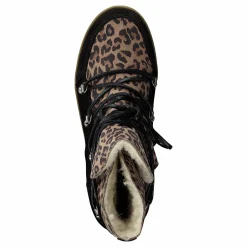 Uma Wool Leopard Suede