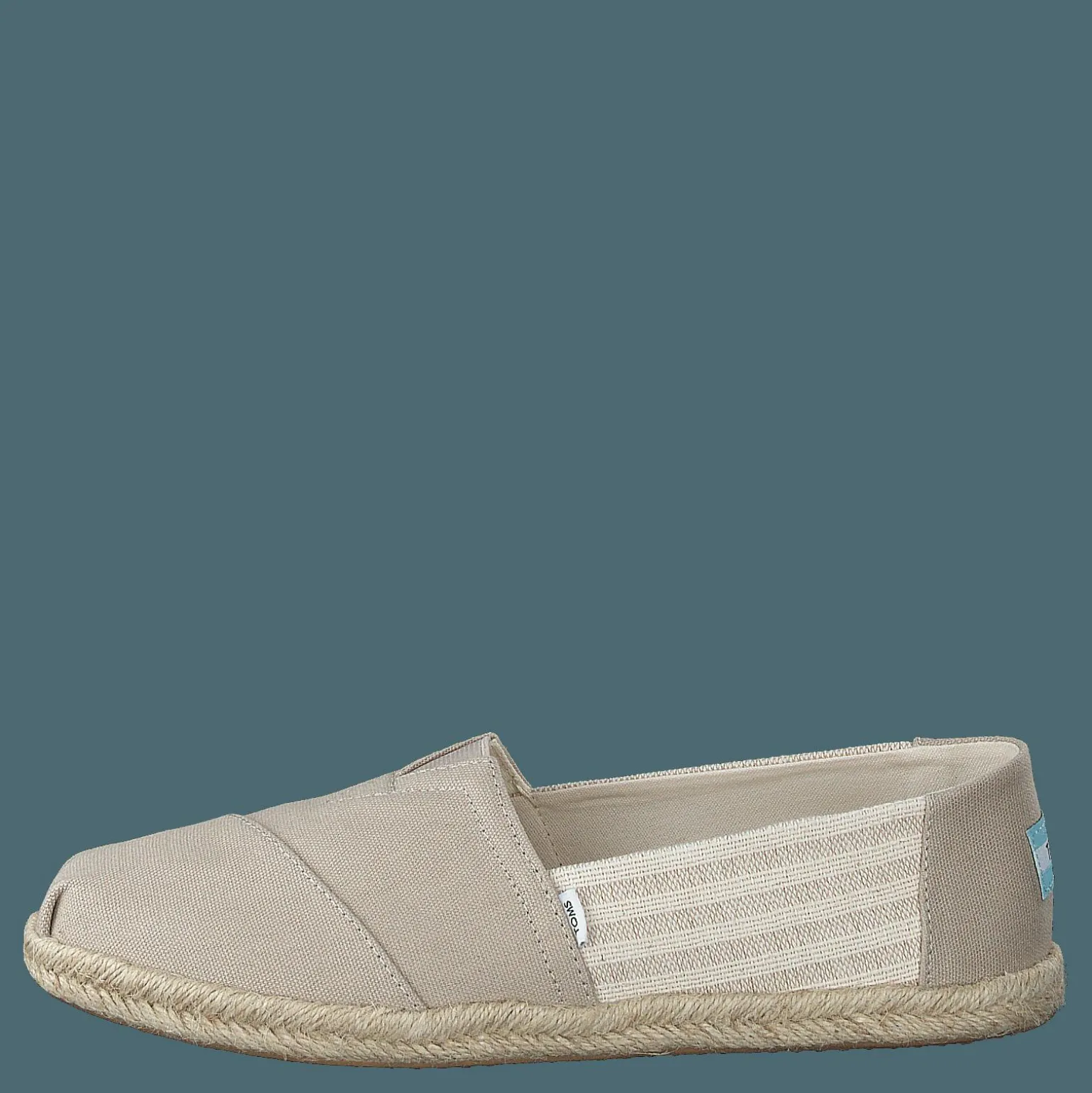 University Stripe Organic Cott Tan