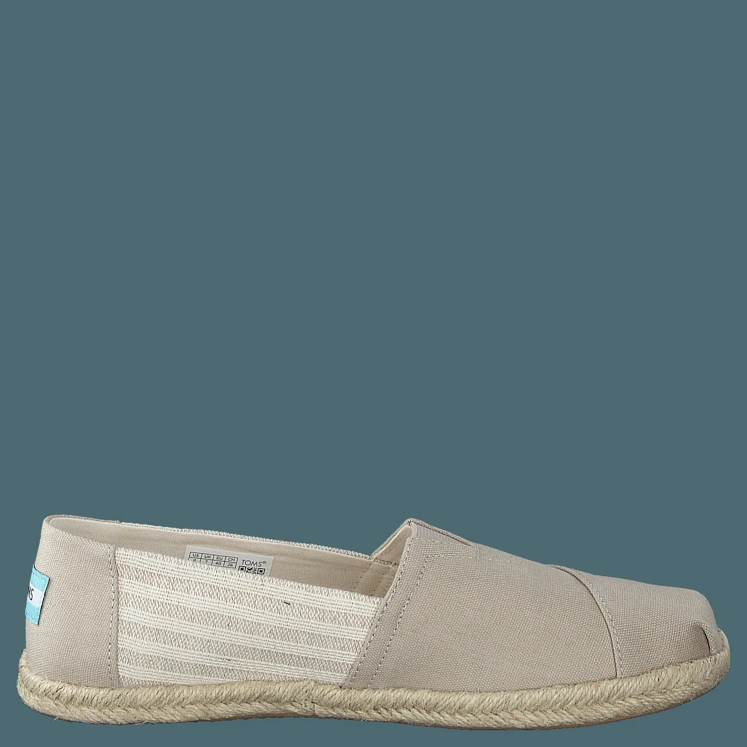 University Stripe Organic Cott Tan