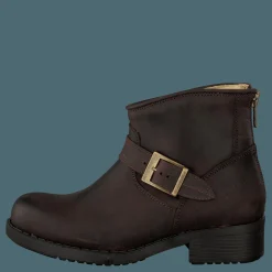 Very Low Boot Zip Back Brown/Gold