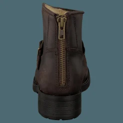 Very Low Boot Zip Back Brown/Gold