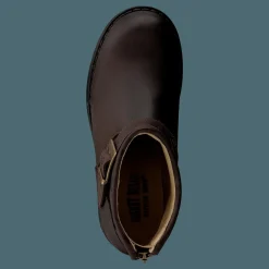 Very Low Boot Zip Back Brown/Gold