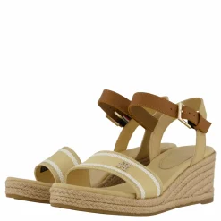 Webbing Wedge Sandal