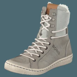 Wendy High Fur Light Grey