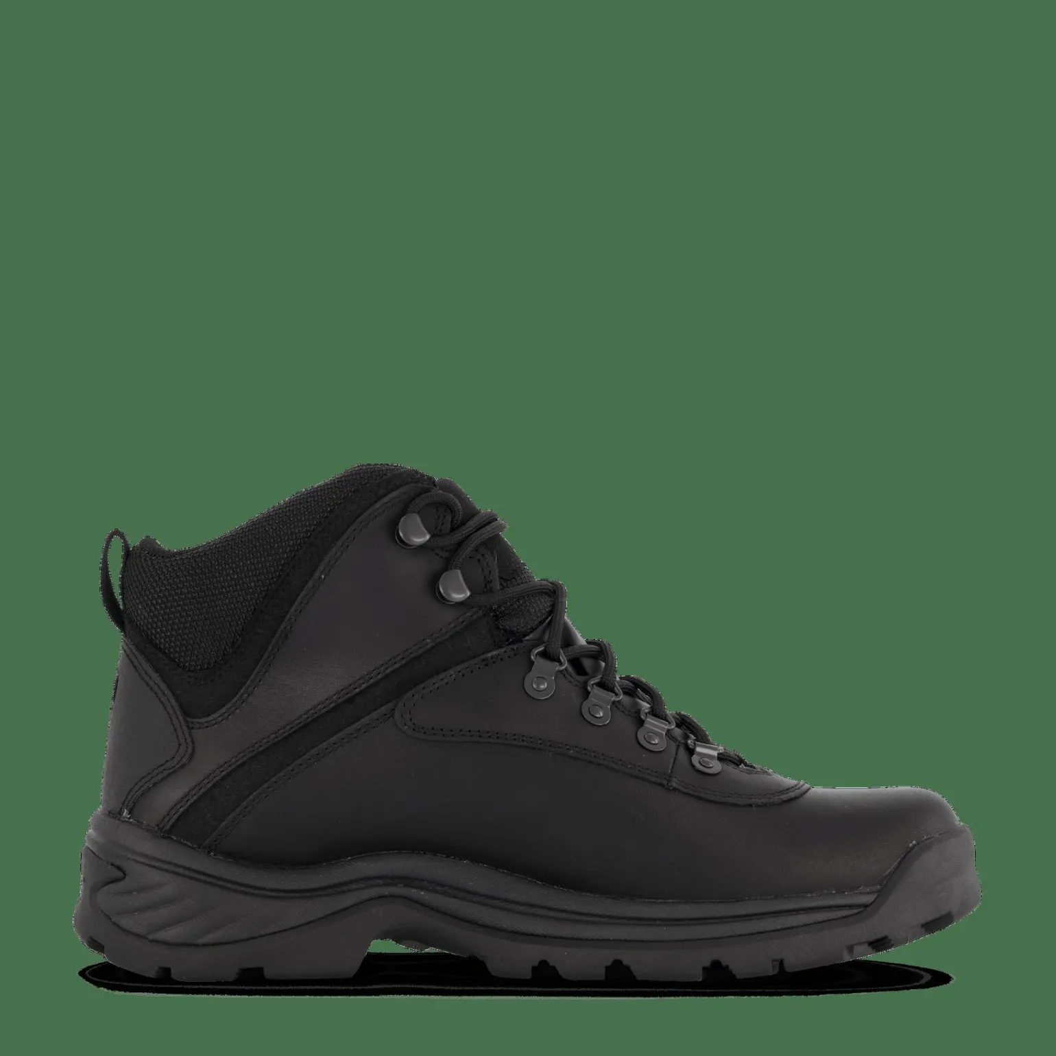 White Ledge Mid Lace Up Waterp Black